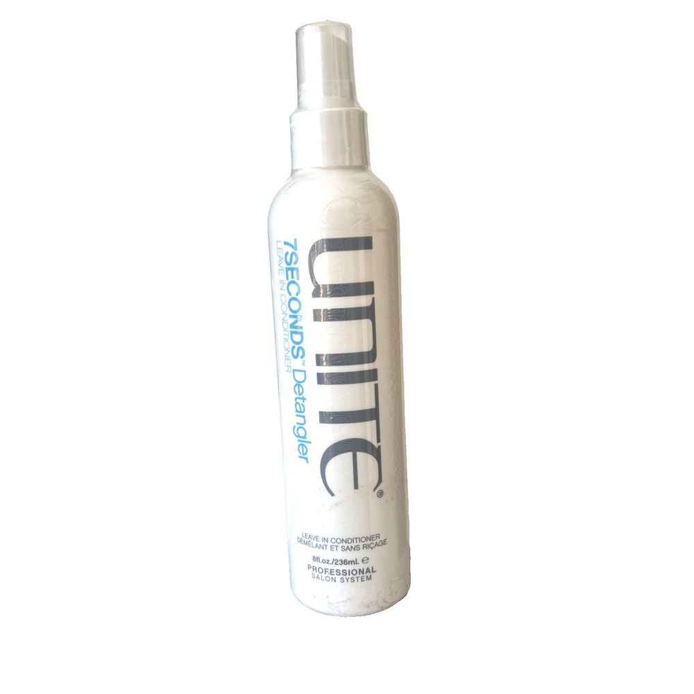 UNITE 7 Seconds Detangler Leave in Conditioner 8 oz Repairs Strengthens Hair NEW